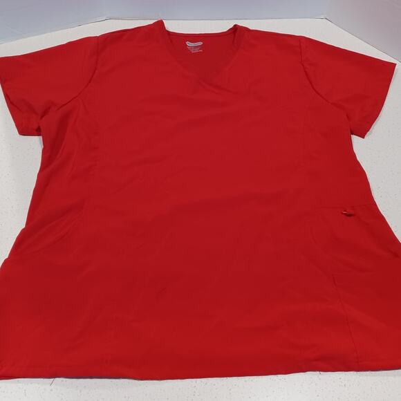 Scrubaid Uniform set Red Size 2XL Women's - Picture 3 of 11